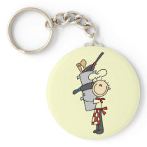 Chef with Pots and Pans Tshirts and Gifts Key Chains