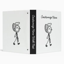 Chef With Spoon 3 Ring Binder