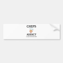 Chefs Addict Bumper Stickers