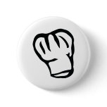 chefs head chef cook head buttons