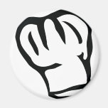 chefs head chef cook head fridge magnet