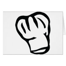 chefs head chef cook head greeting cards