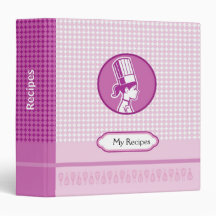Chef's Head Recipe Binder