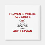 Chefs lettons magnets pour réfrigérateur