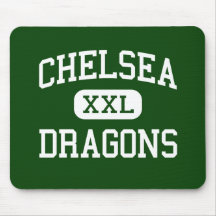 Chelsea - Dragons - High School - Chelsea Oklahoma Mousepads
