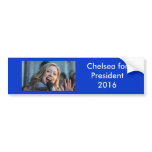 Chelsea for President 2016 Bumper Sticker