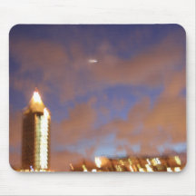 Chelsea Harbour, London at night Mousepads