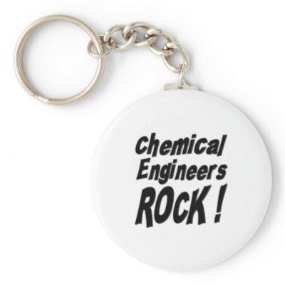 Chemical Engineers Rock! Keychain by TShirtDotCom