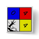 Chemical Warning Hazard to the Environment Button