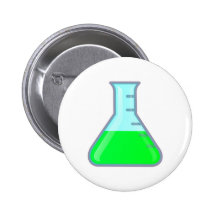 Chemie Kolben chemical flask Buttons