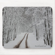 Chemin de Milou à travers des bois Tapis De Souris