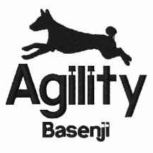 Chemise brodée par Basenji d'agilité Polos