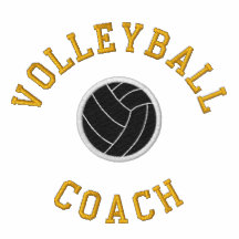 Chemise brodée par ENTRAÎNEUR de VOLLEYBALL Polo