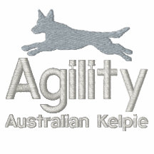 Chemise brodée par Kelpie australien d'agilité