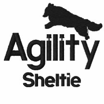 Chemise brodée par Sheltie d'agilité