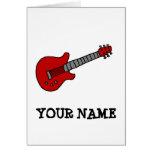 Chemise customisée de guitare pour des garçons ou  carte