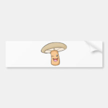 Chemise de champignon : Chemise heureuse mignonne  Adhésif Pour Voiture