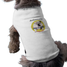 Chemise de chien d'ambassadeur d'ABR Manteaux Pour Toutous