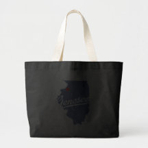 Chemise de Geneseo l'Illinois IL Sac De Toile