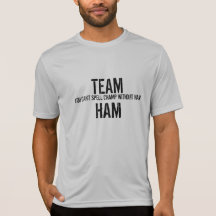 Chemise de jambon d'équipe t-shirts