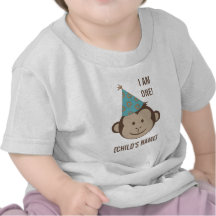Chemise de visage de singe d'anniversaire t-shirts