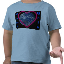 Chemise d'enfant en bas âge de maman Gaïa T-shirts