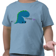 chemise d'enfant en bas âge de rawr de dinosaure t-shirts