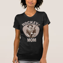 Chemise d'obscurité de maman d'hockey t-shirts