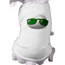 Chemise fraîche de chien de conception de boule de tee-shirts pour toutous