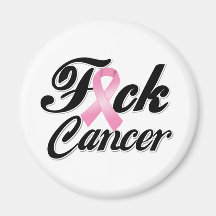 Chemises de cancer du sein de F*CK Magnets Pour Réfrigérateur