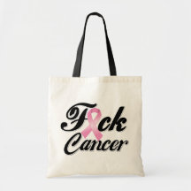 Chemises de cancer du sein de F*CK Sacs De Toile