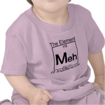 Chemises de nourrisson de l'élément MEH T-shirt