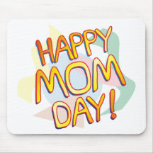 Chemises heureuses de jour de maman tapis de souris