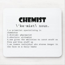 Chemist Definition Mouse Pad