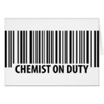 chemist on duty icon card