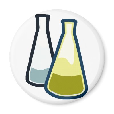 Chemistry Beakers Fridge Magnets by TNMgraphics
