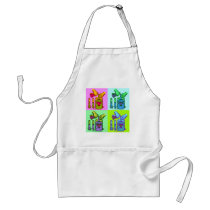 Chemistry Displacement Pop Art Aprons