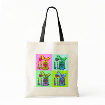 Chemistry Displacement Pop Art Bags