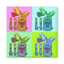 Chemistry Displacement Pop Art