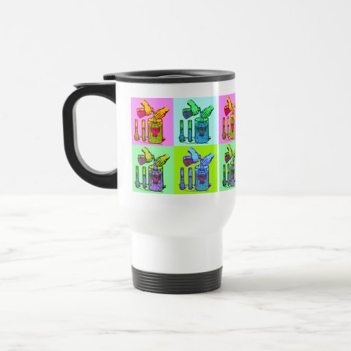Chemistry Displacement Pop Art Mug