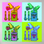 Chemistry Displacement Pop Art