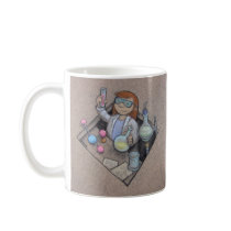 chemistry girl mug