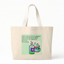 chemistry little willie rhyme canvas bags