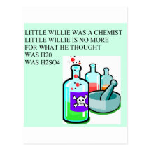 chemistry little willie rhyme post cards