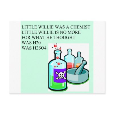 chemistry little willie rhyme by jimhartley