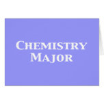 Chemistry Major Gifts Card