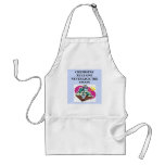 chemistry: never lick the spoon aprons