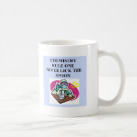 chemistry: never lick the spoon coffee mugs