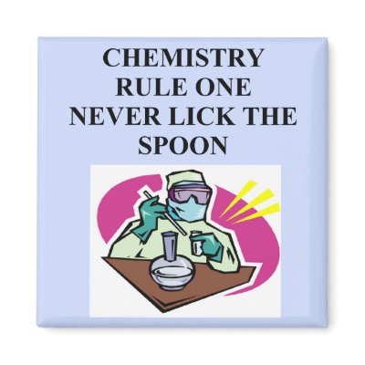 chemistry: never lick the spoon by jimhartley