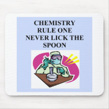 chemistry: never lick the spoon mousepad